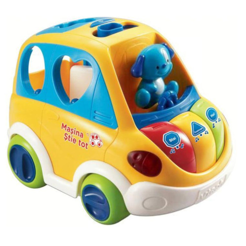 Masina Stie Tot, in limba romana, 1-3 ani, Vtech VT70112