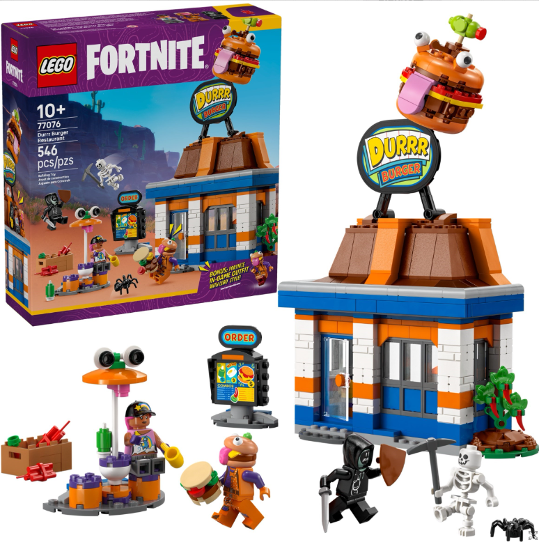 LEGO FORTNITE DURRR BURGER RESTAURANT, 77076