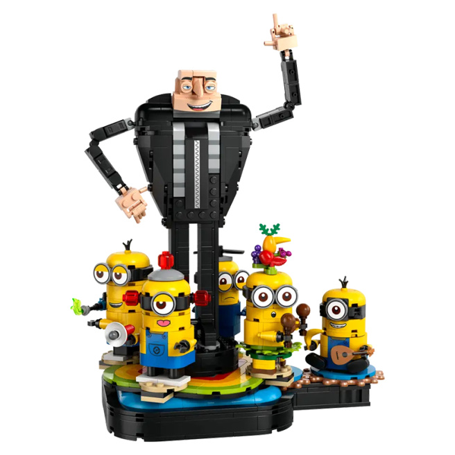 Constructor LEGO Minions „Brick Gru și minioni”, 75582