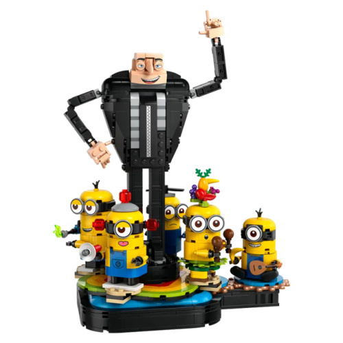 Constructor LEGO Minions „Brick Gru și minioni”, 75582