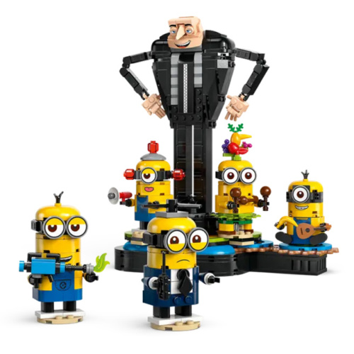 Constructor LEGO Minions „Brick Gru și minioni”, 75582