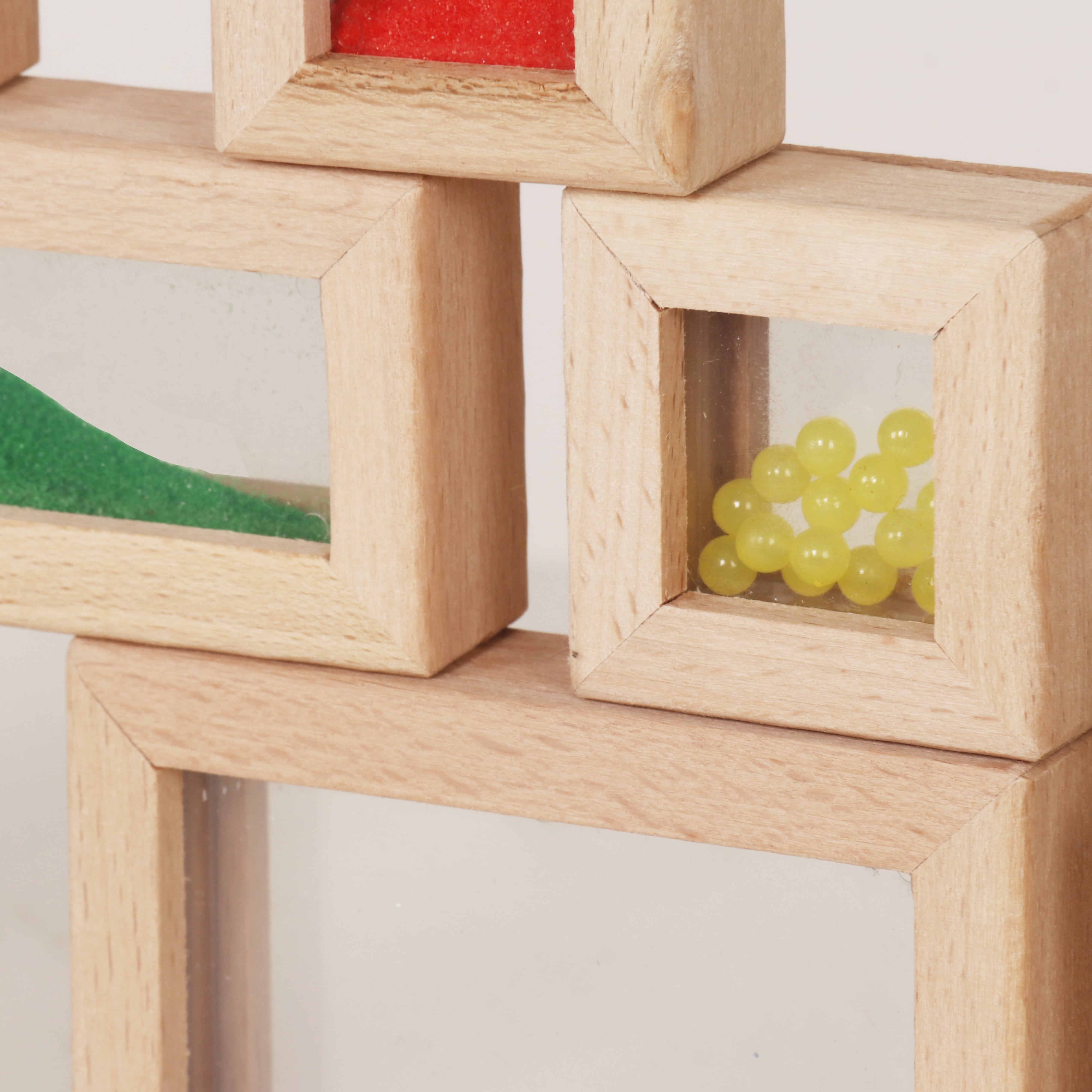 Blocuri senzoriale din lemn, 15 bucăți, W13A333