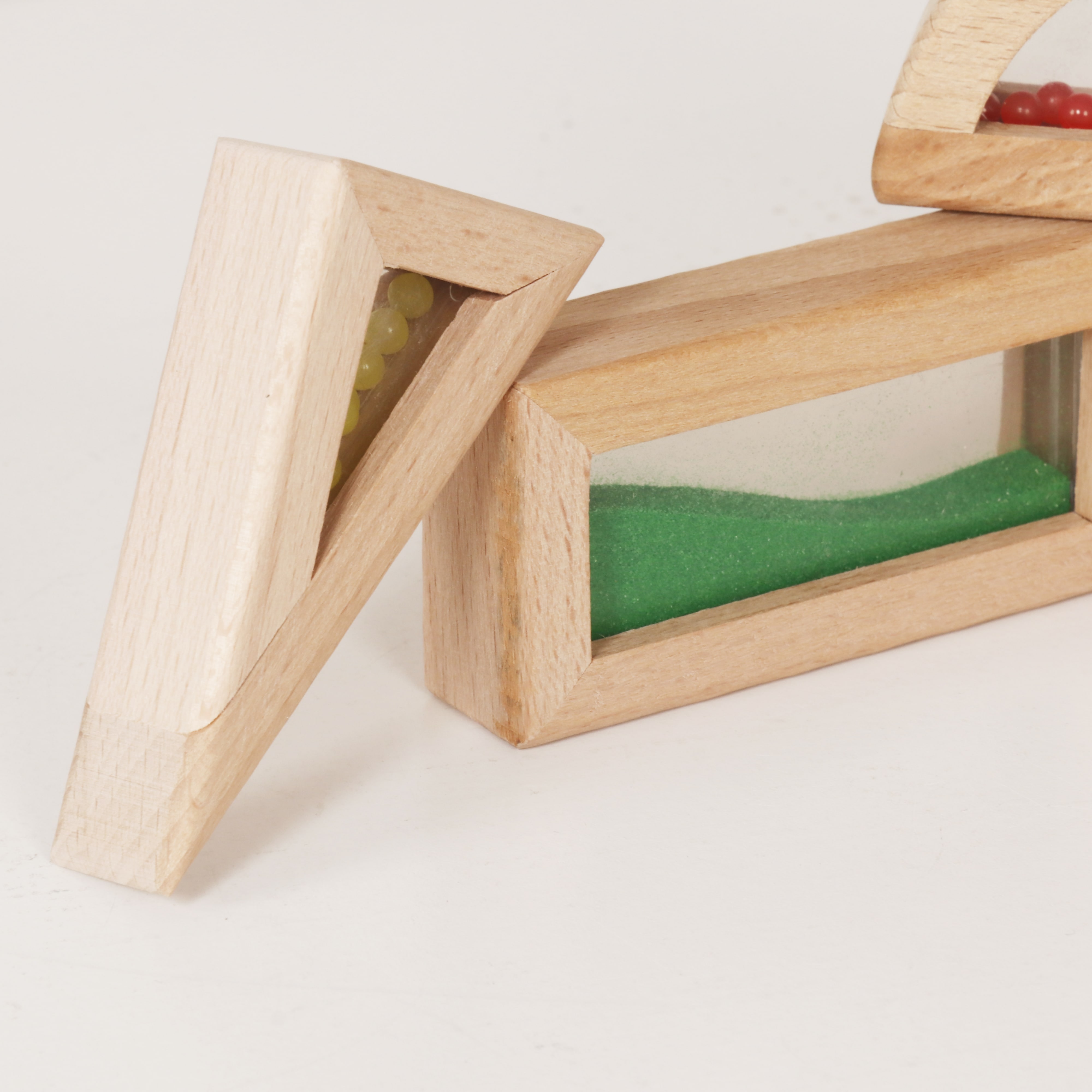 Blocuri senzoriale din lemn, 15 bucăți, W13A333