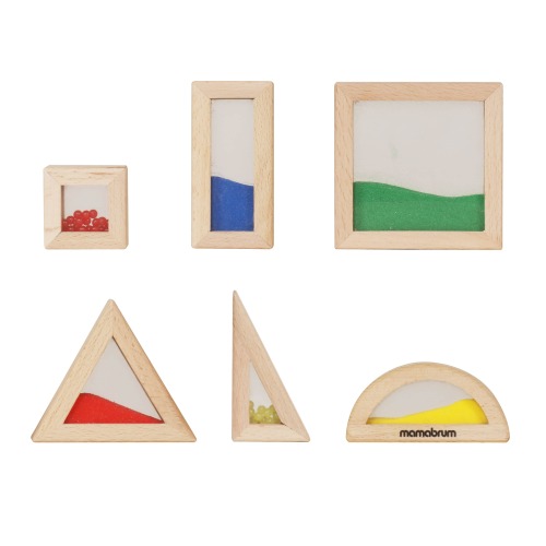 Blocuri senzoriale din lemn, 15 bucăți, W13A333