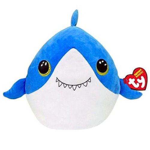 Подушка — Акула Finsley 25 см (Squishy Beanies) TY39268