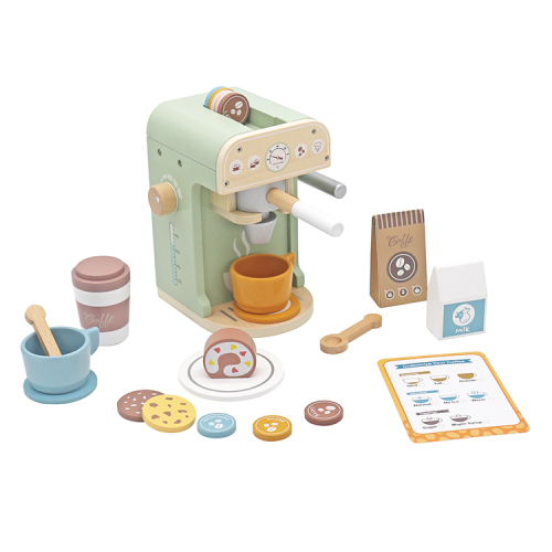 Espressor din lemn cu accesorii W10D806