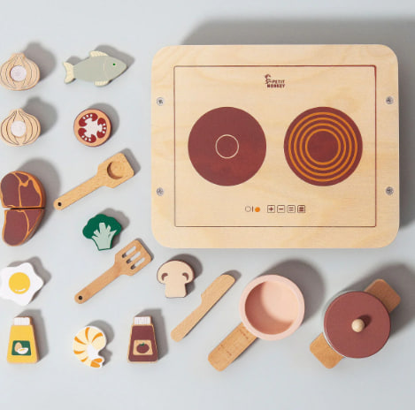 Set de joacă „Sobă” cu accesorii W10B464