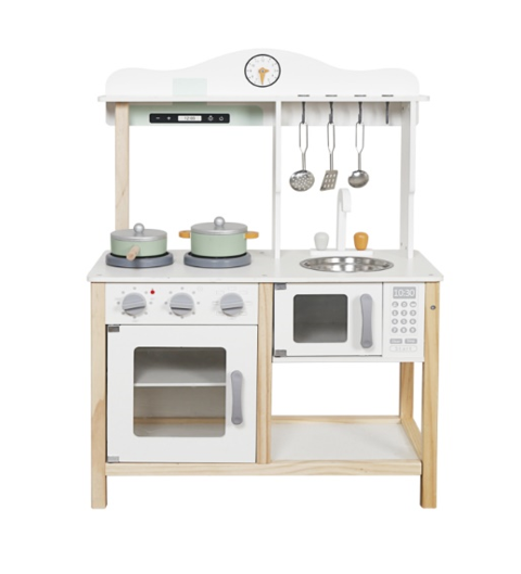 Bucătărie din lemn cu accesorii 58,5*29,5*85cm, W10K001