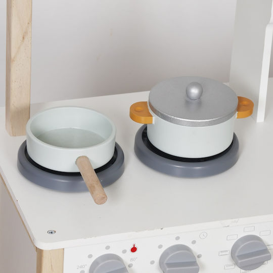 Bucătărie din lemn cu accesorii 58,5*29,5*85cm, W10K001