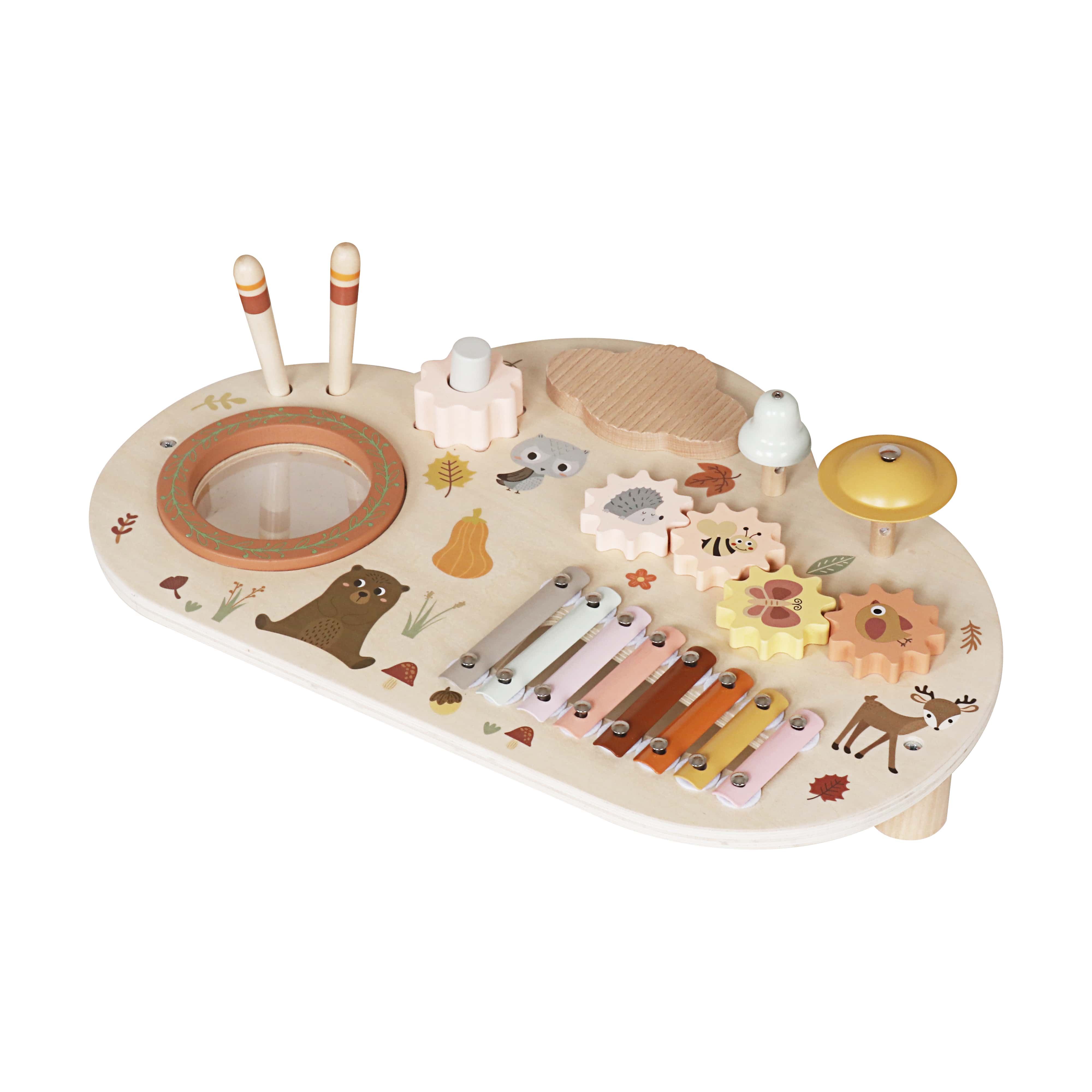 Masă muzicală educativă din lemn, W12D748