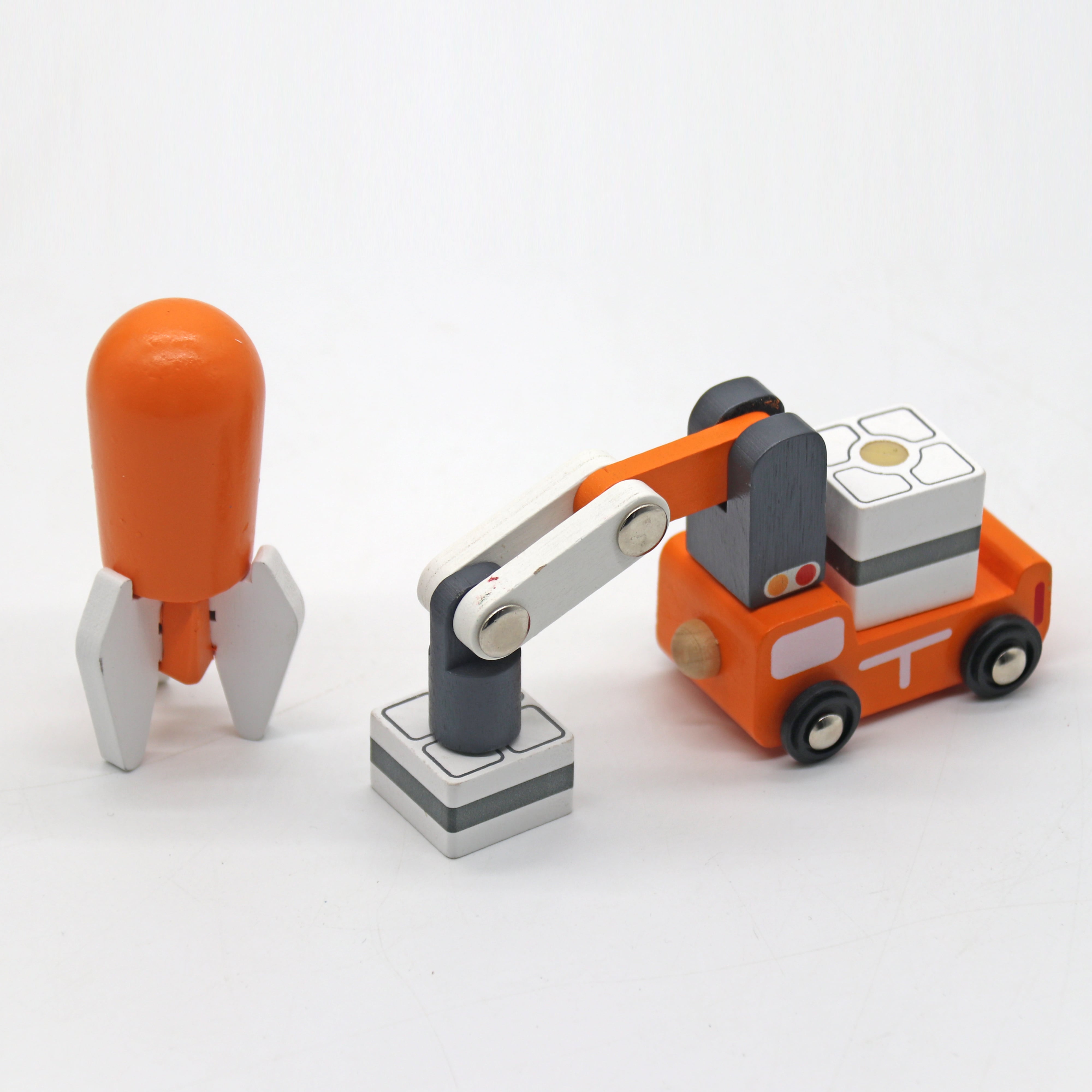 Set de joacă din lemn „Nava Spațială”, W04F046