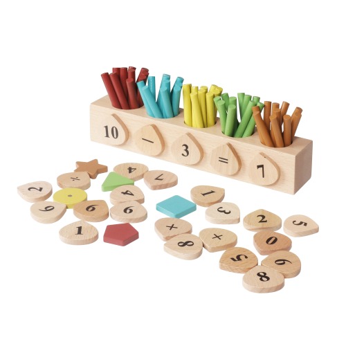 Joc educativ din lemn pentru numărat, W12E185B