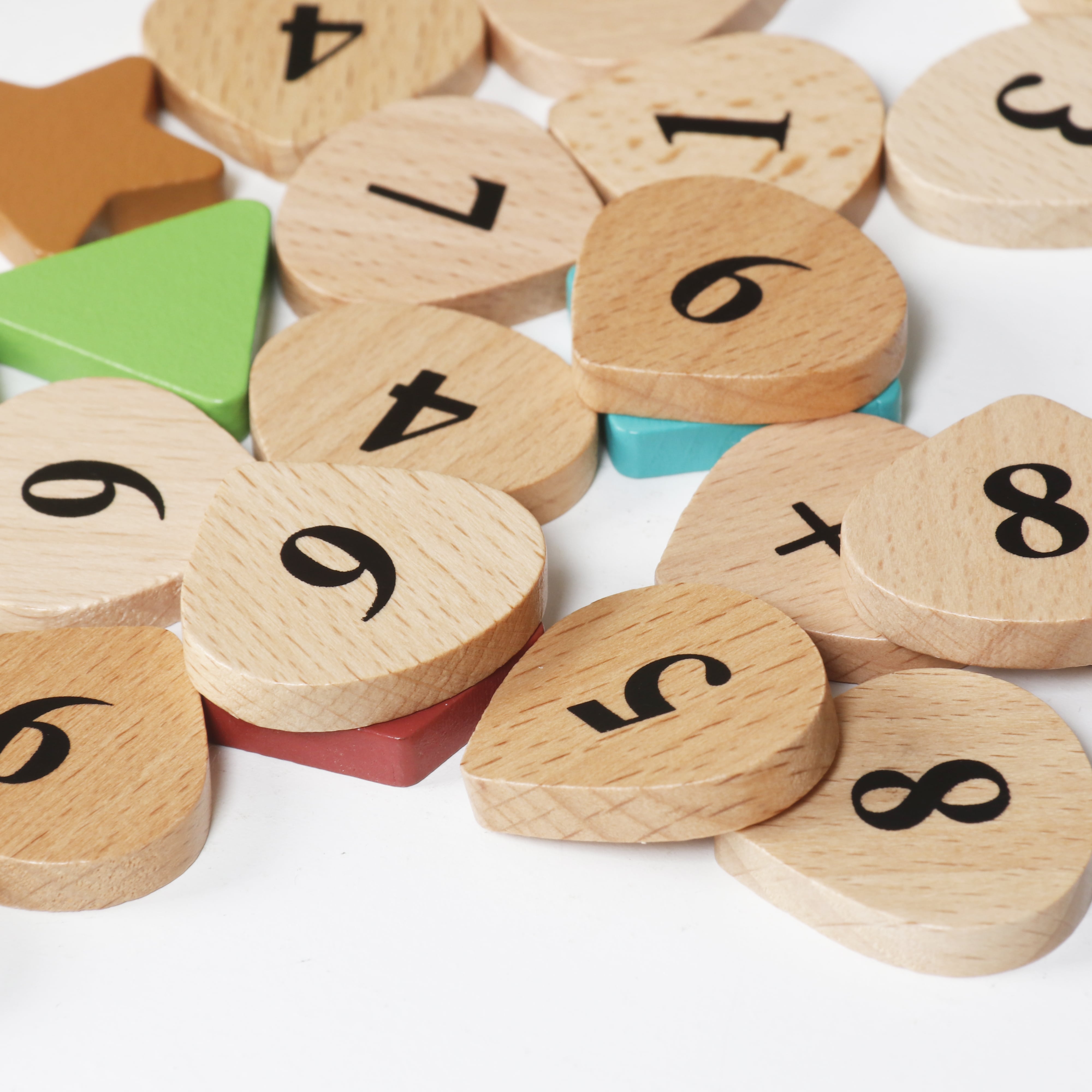 Joc educativ din lemn pentru numărat, W12E185B