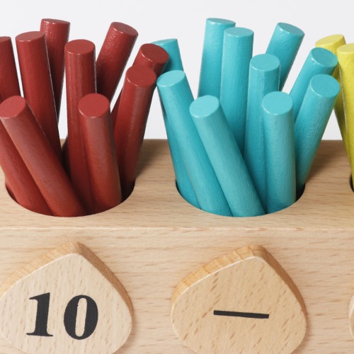 Joc educativ din lemn pentru numărat, W12E185B