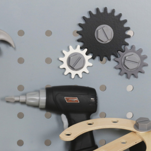 Masă de scule din lemn pentru copii, 56*31*86 cm, W03D234B