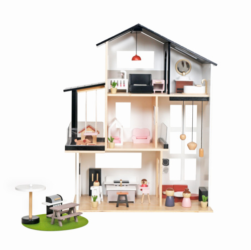 Căsuță de păpuși din lemn 59,5 x 30 x 79 cm, W06A539