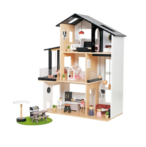 Căsuță de păpuși din lemn 59,5 x 30 x 79 cm, W06A539