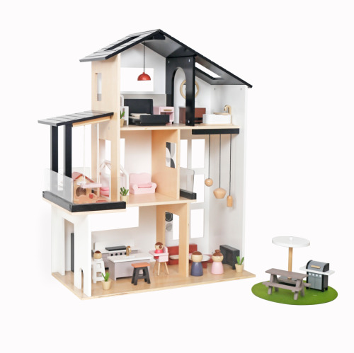 Căsuță de păpuși din lemn 59,5 x 30 x 79 cm, W06A539