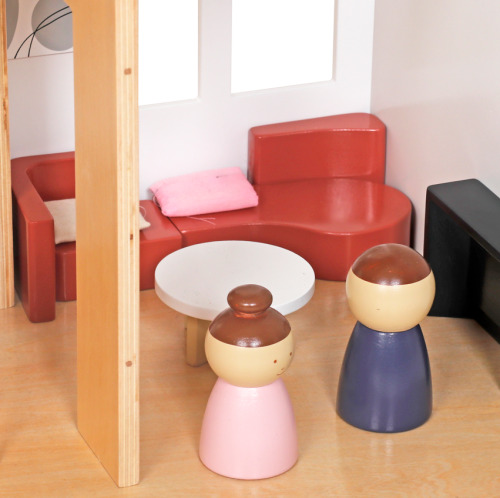 Căsuță de păpuși din lemn 59,5 x 30 x 79 cm, W06A539