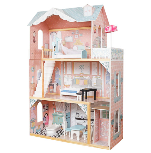 Casă de păpuși din lemn 82*33*121 cm, W06A400C