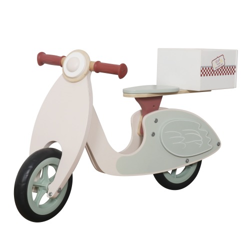 Motocicletă din lemn „Pizza Delivery”, 80×39×54 cm, W16C367