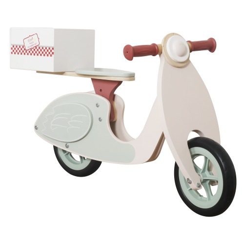 Motocicletă din lemn „Pizza Delivery”, 80×39×54 cm, W16C367