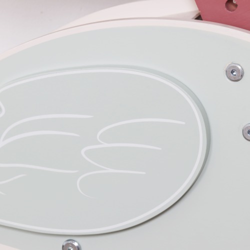 Motocicletă din lemn „Pizza Delivery”, 80×39×54 cm, W16C367