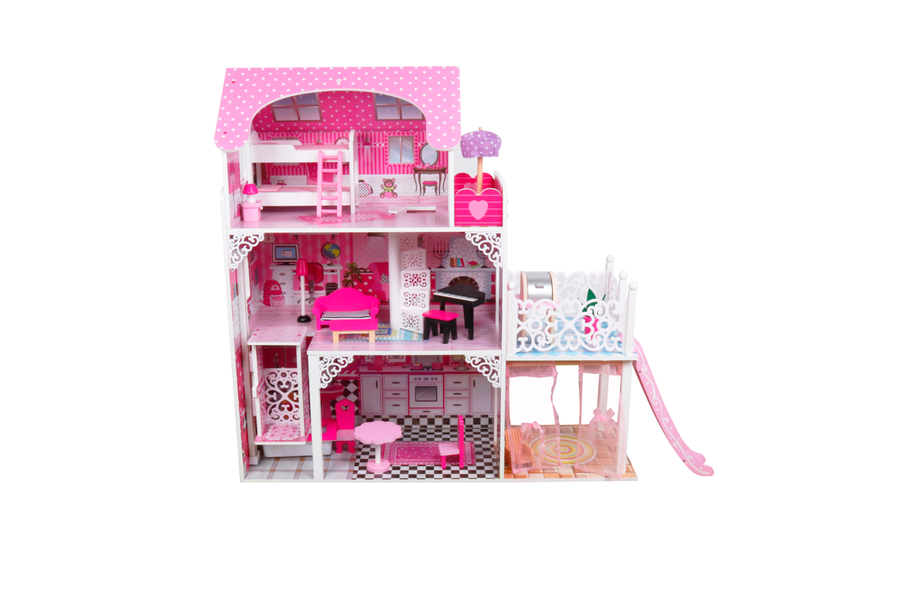 Casă de păpuși din lemn 82*33*121 cm, W06A425