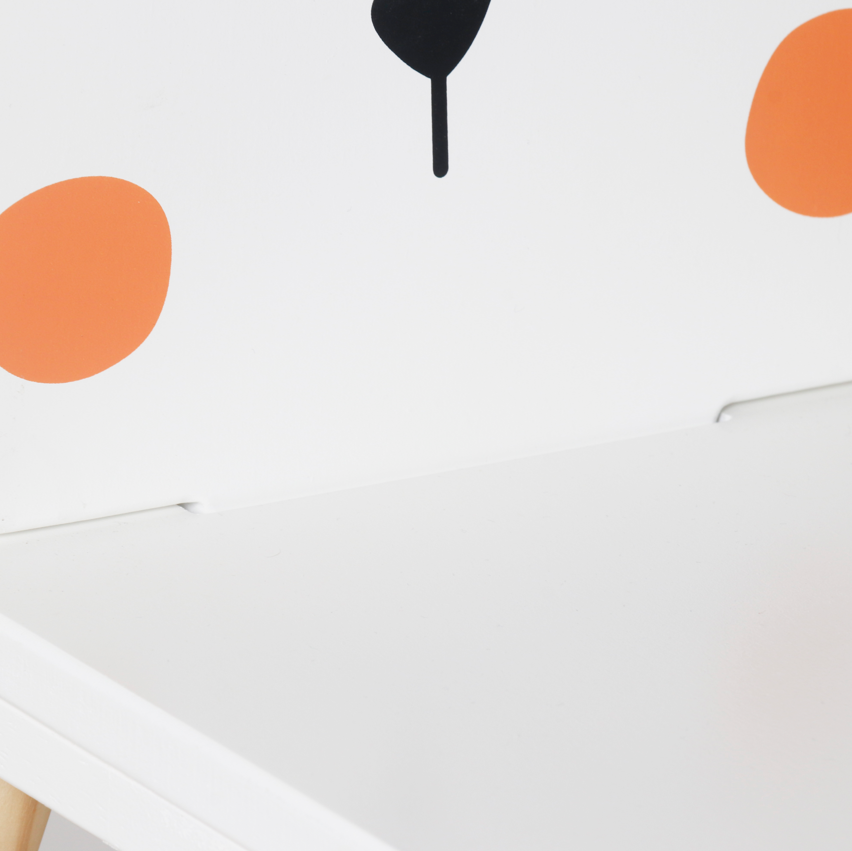 Set masă și 2 scaune din lemn, W08G410B