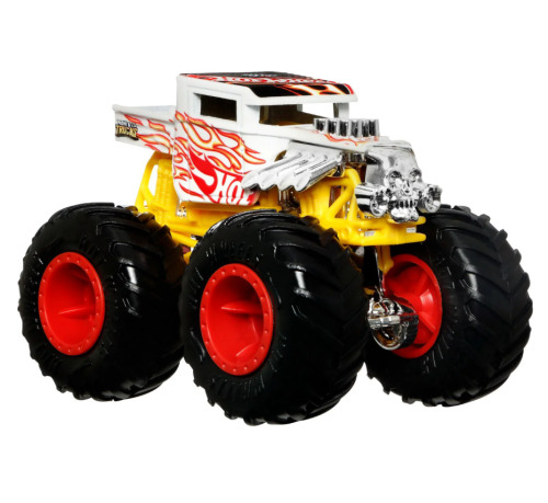HOT WHEELS MONSTER TRUCK CAMION BONE SHAKER CU CULORI SCHIMBATOARE SCARA 1:64, MTHGX06_HGX07