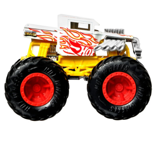 HOT WHEELS MONSTER TRUCK CAMION BONE SHAKER CU CULORI SCHIMBATOARE SCARA 1:64, MTHGX06_HGX07