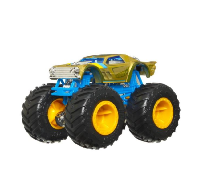 HOT WHEELS MONSTER TRUCK CAMION NIGHT SHIFTER CU CULORI SCHIMBATOARE SCARA 1:64, MTHGX06_HNW06