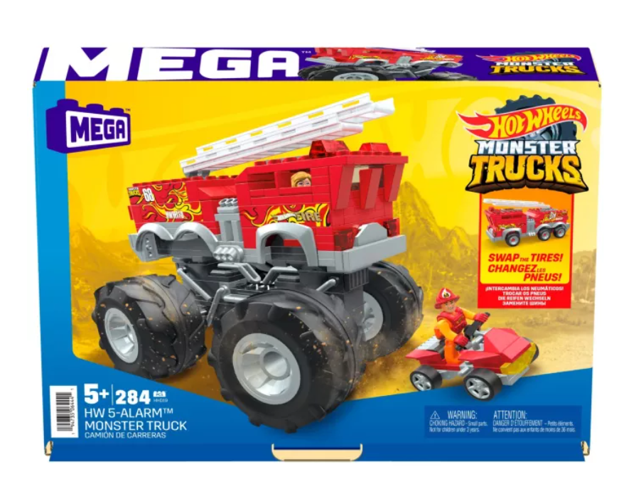 HOT WHEELS MONSTER TRUCK MEGA SET CONSTRUCTIE 5 ALARM, MTHHD19