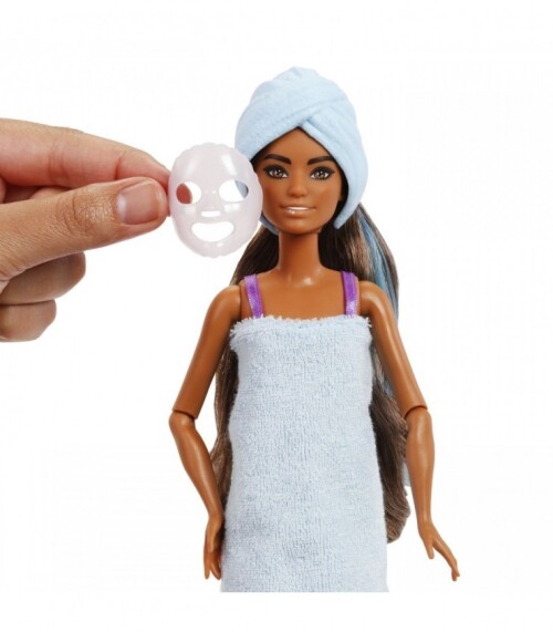 BARBIE SET PARTY UNBOXED REVEAL PAPUSA BARBIE VIOLET CU 10 ACCESORII SURPRIZA, MTJFY66