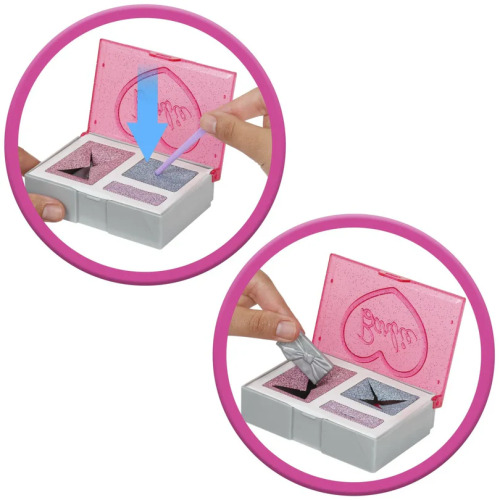 Кукла Барби Набор для вечеринки: распаковка, фиолетовая кукла Барби и 10 аксессуаров-сюрпризов, MTJFY67