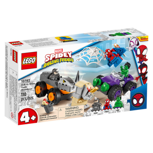 Конструктор LEGO Marvel Схватка Халка и Носорога на грузовиках 10782
