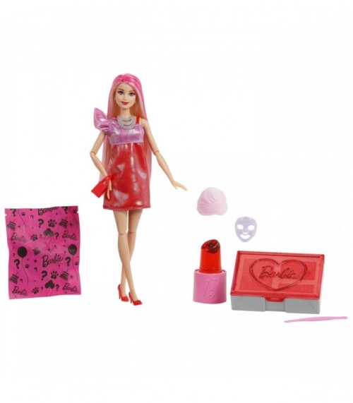 BARBIE PAPUSA PARTY UNBOXED REVEAL PETRECERE GLAM, MTJFY68