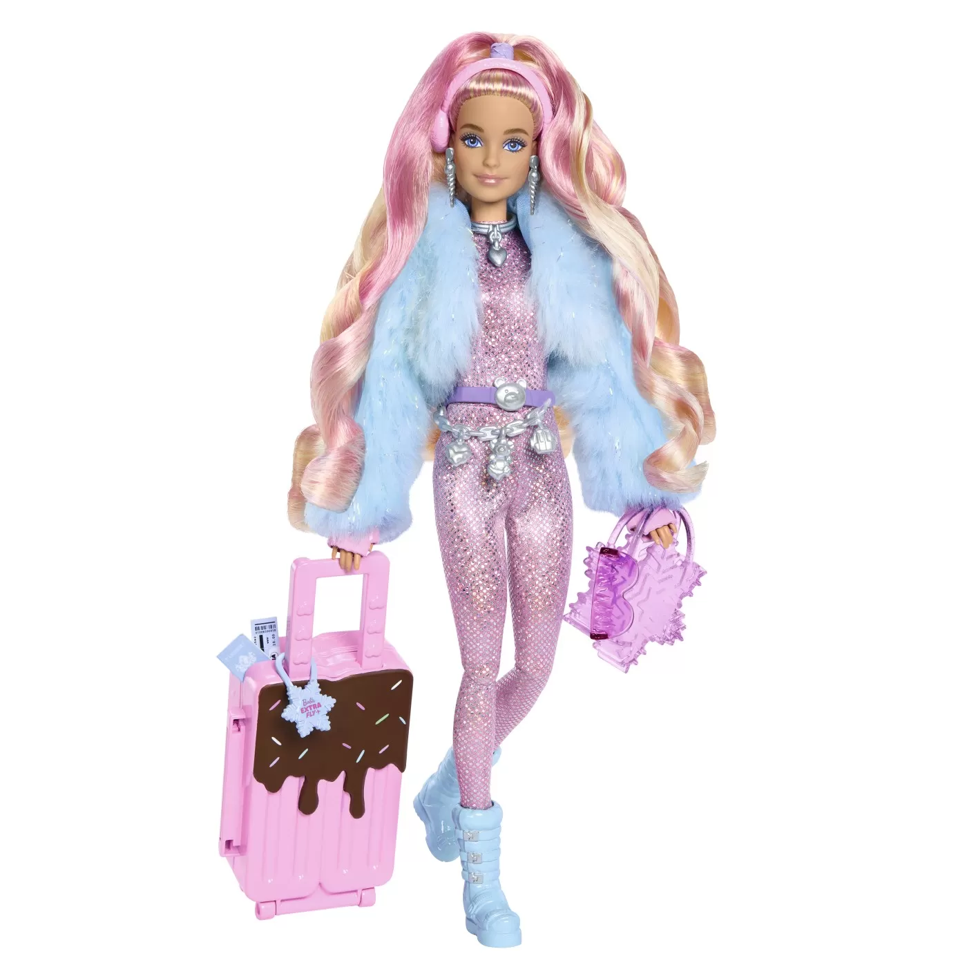 BARBIE EXTRA FLY PAPUSA BARBIE BLONDA LA MUNTE, MTHPB16