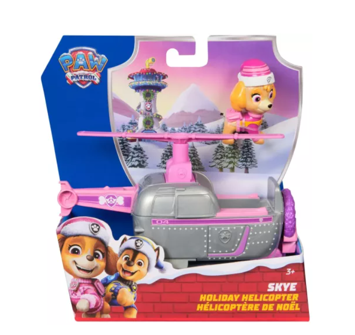 PATRULA CATELUSILOR VEHICUL SI FIGURINA SKYE CU ACCESORII DE CRACIUN, 6074039_20153733