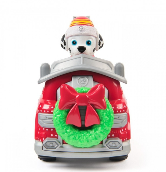 PATRULA CATELUSILOR VEHICUL SI FIGURINA MARSHALL CU ACCESORII DE CRACIUN, 6074039_20153732