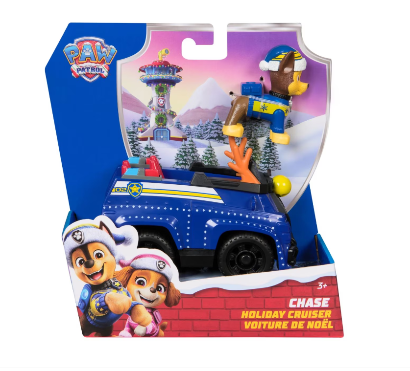 PATRULA CATELUSILOR VEHICUL SI FIGURINA CHASE CU ACCESORII DE CRACIUN, 6074039_20153731