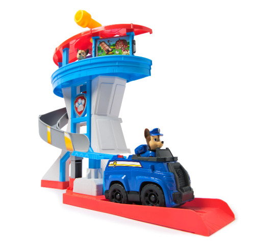 PATRULA CATELUSILOR SET TURN DE OBSERVATIE CU VEHICUL SI FIGURINA CHASE, 6073765