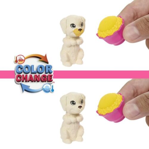 BARBIE PAPUSA BARBIE FAMILY SET PETRECERE CU 2 CATELUSI COLOR CHANGE, MTHXN01