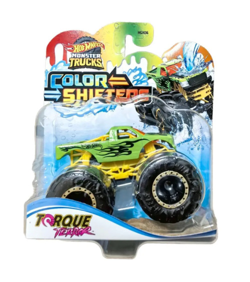 Монстр-трак Hot Wheels Torque Terror с изменяющимся цветом масштаб 1:64, MTHGX06_HMH34