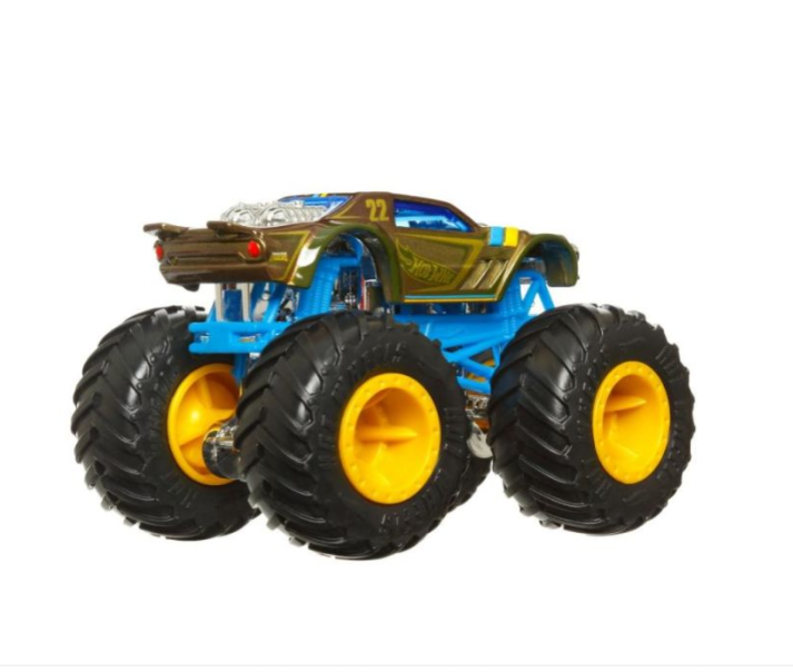 HOT WHEELS MONSTER TRUCK CAMION NIGHT SHIFTER CU CULORI SCHIMBATOARE SCARA 1:64, MTHGX06_HNW06