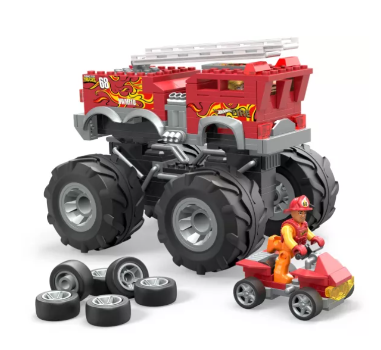 Монстр-трак Hot Wheels мега-набор Строительство 5 Alarm, MTHHD19