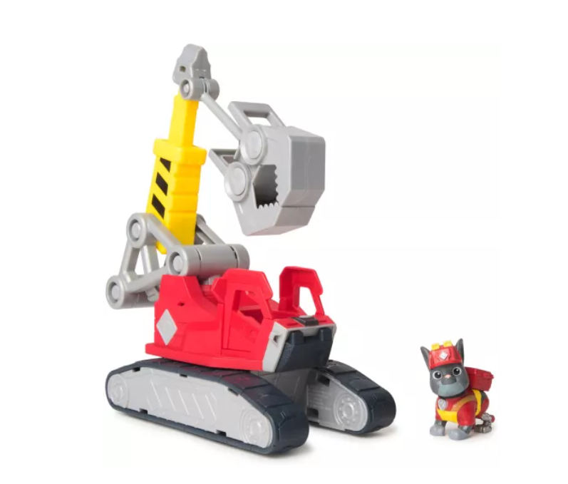 PATRULA CATELUSILOR RUBBLE SI ECHIPA SET VEHICUL EXCAVATOR SI FIGURINA CHARGER, 6073295
