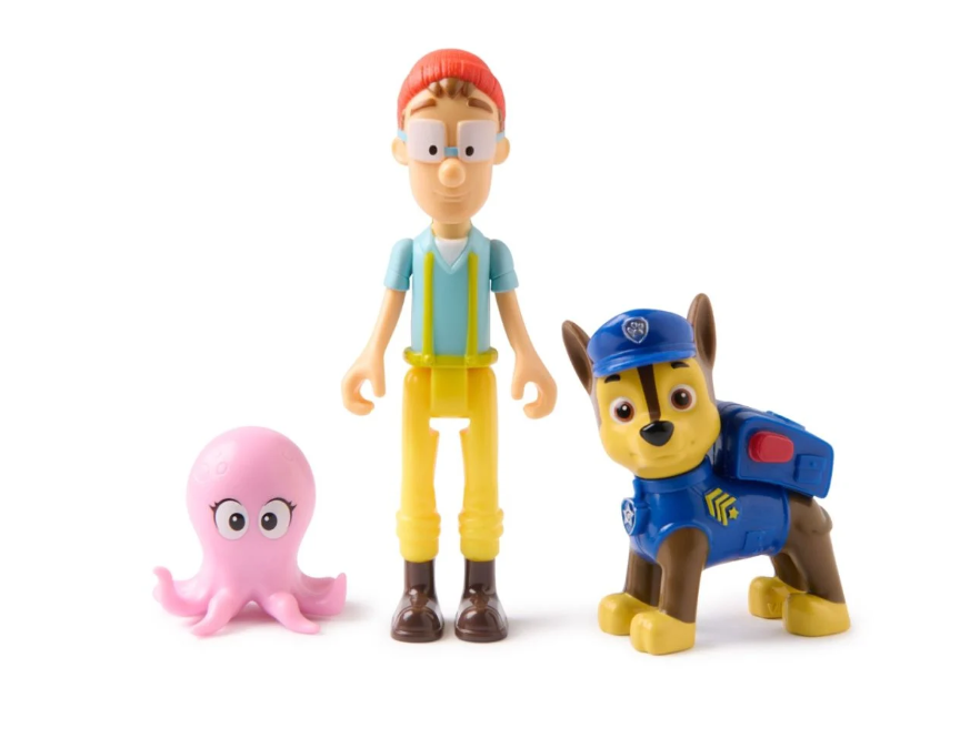 PATRULA CATELUSILOR SET 3 FIGURINE CHASE SI CAPITANUL TURBOT, 6072983_20151990