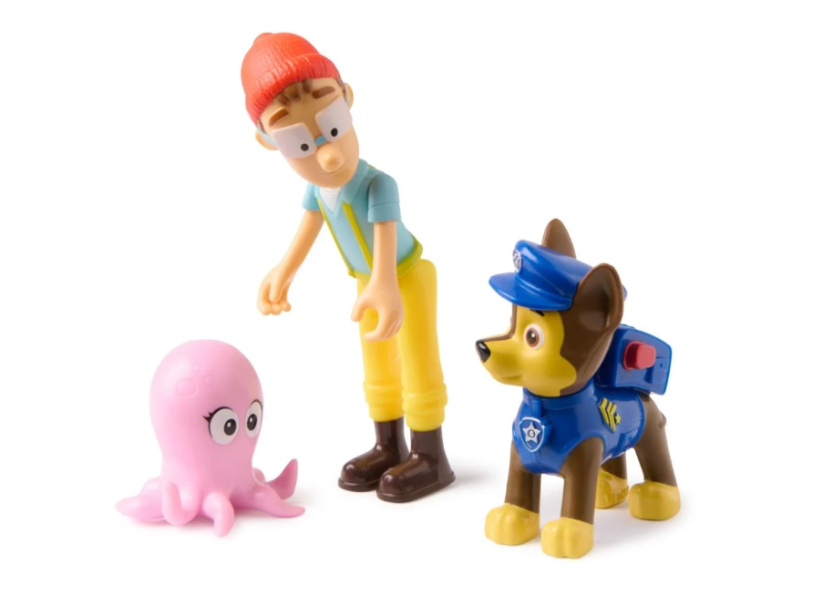 PATRULA CATELUSILOR SET 3 FIGURINE CHASE SI CAPITANUL TURBOT, 6072983_20151990