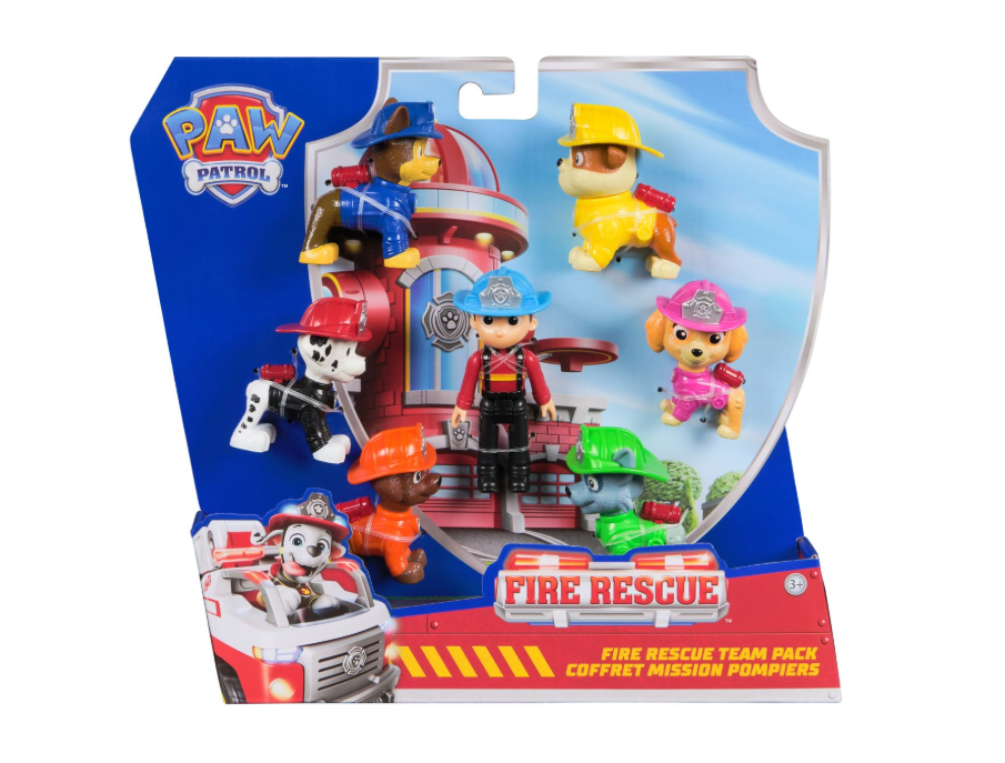 PATRULA CATELUSILOR FIRE RESCUE SET 7 FIGURINE, 6072961
